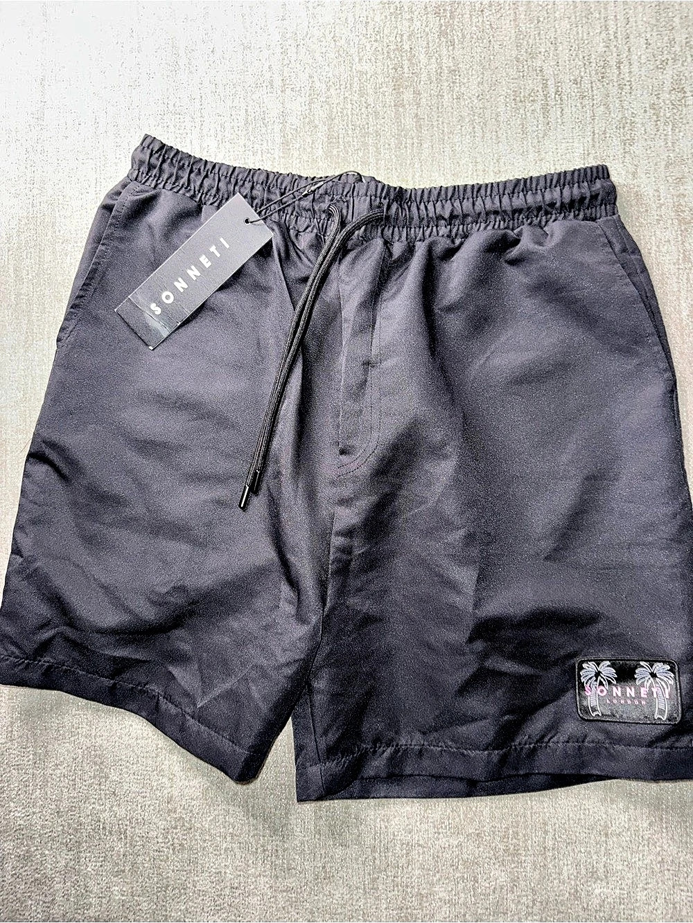 Sonneti Jolla Swim Short Hybrid Shorts Black Small